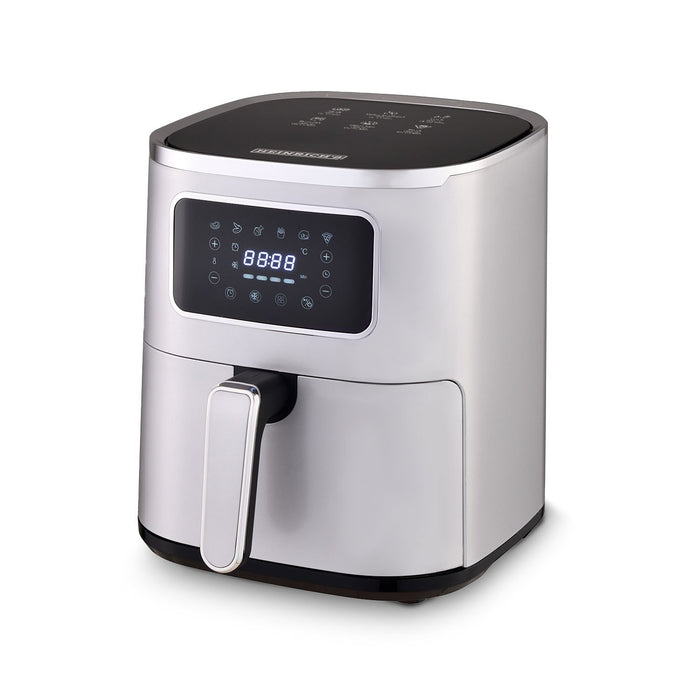 EAN 4260707287173 - Heinrichs HFR 8216 5 L Independiente 1450 W Freidora de aire caliente Plata imagen 2