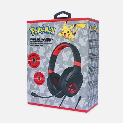 EAN 5055371624312 - OTL Technologies Pokémon PK0879 auricular y casco Auriculares Alámbrico Diadema Juego Negro, Rojo imagen 8