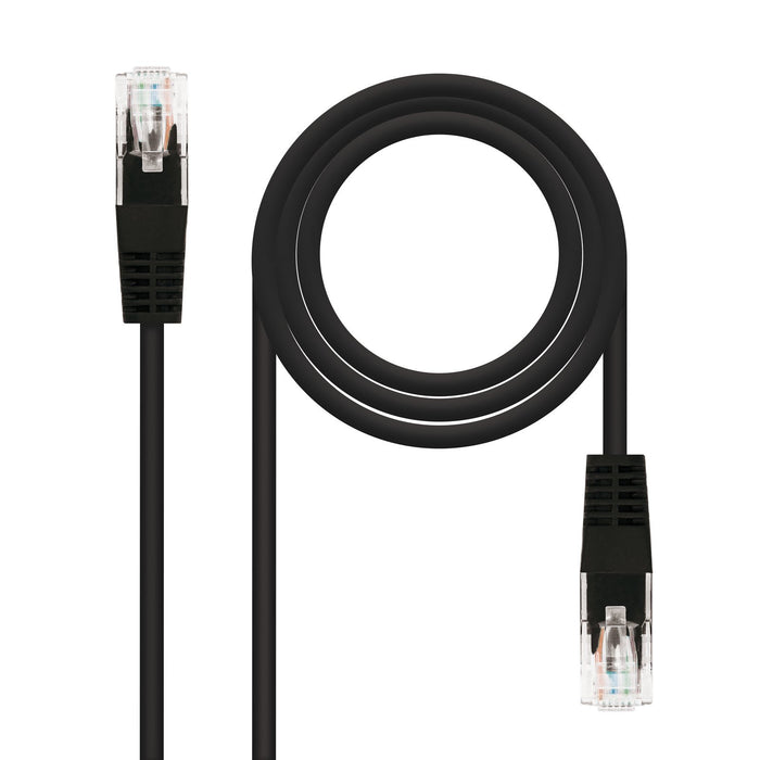 EAN 8433281003750 - Nanocable 10.20.0402-BK cable de red Negro 2 m Cat6e U/UTP (UTP) imagen 1