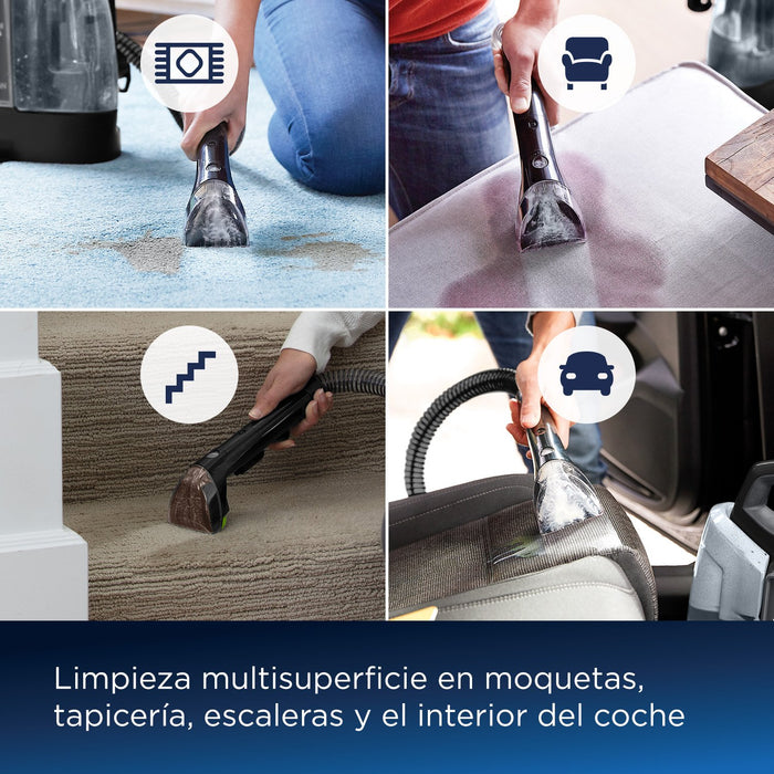 EAN 0011120272314 - Bissell SpotClean Pet Plus máquina de limpieza de alfombras Seca y húmeda Negro, Transparente imagen 6