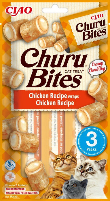 EAN 8859387700827 - CIAO Churu Bites Chicken Recipe wraps Chicken Gato Premio Pollo 10 g imagen 1