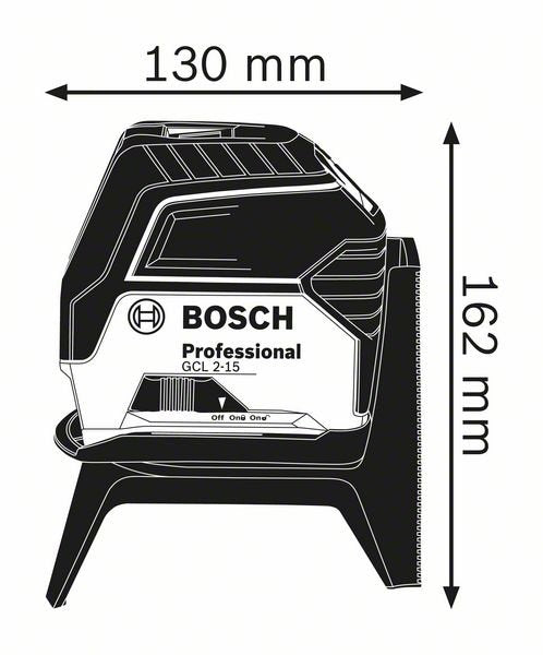 Bosch 0 601 066 E00 Nivelador Láser Y Alineador 15 M 650 Nm (<1 Mw) Nivel De Línea/Punto