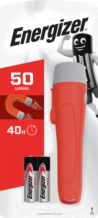 Linterna De Mano Energizer Magnet Led Torch Negro,  Led 2aa  Gris