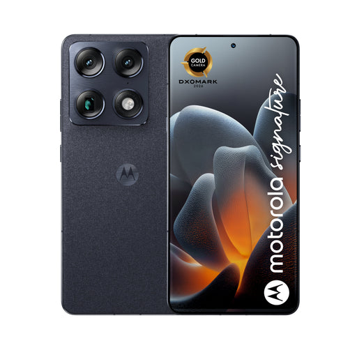 EAN 840493604886 - Motorola signature 17,2 cm (6.78") SIM doble Android 16.0 5G USB Tipo C 16 GB 512 GB 5200 mAh Azul oscuro imagen 1