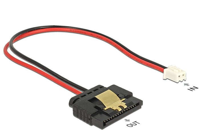Delock 85336 Cable De Sata 0,2 M Sata De 15 Pines Multicolor