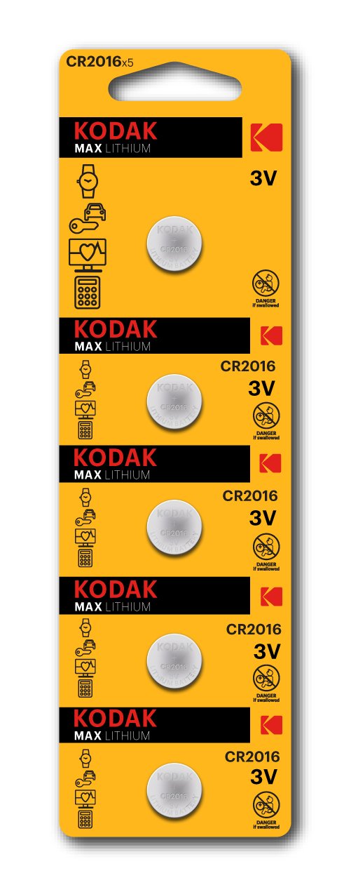 EAN 0887930411553 - Kodak CR2016 Batería de un solo uso Lithium-Manganese Dioxide (LiMnO2) imagen 1
