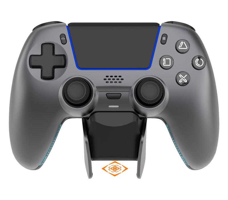 EAN 7333048072498 - Deltaco Gaming GAM-199-STEELGRAY mando y volante Gris, Metálico, Acero Bluetooth/USB Gamepad PlayStation  imagen 1
