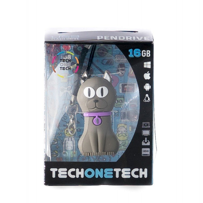 EAN 8436546592969 - TECH ONE TECH TEC5133-32 unidad flash USB 32 GB USB tipo A 2.0 Gris imagen 3