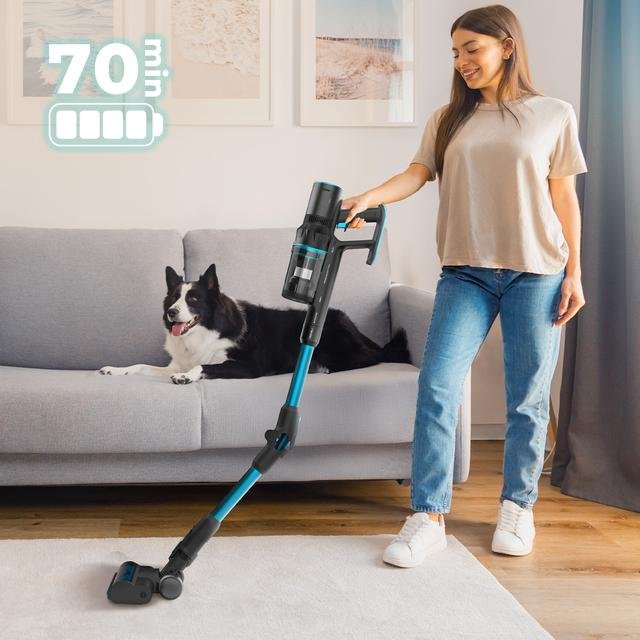 EAN 8435782188530 - Cecotec Rockstar 3500 Storm Pet Flex Conga Aspiradora escoba 2 en 1 Batería Secar Sin bolsa 500 W Negro,  imagen 6