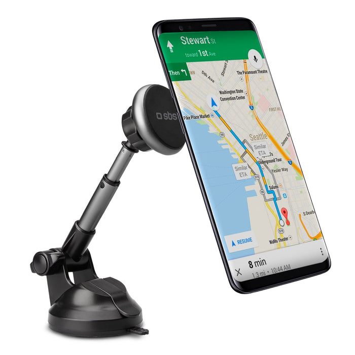 EAN 8018417265952 - SBS TESUPMAGEXT soporte Soporte pasivo Teléfono móvil/smartphone Negro, Plata imagen 1
