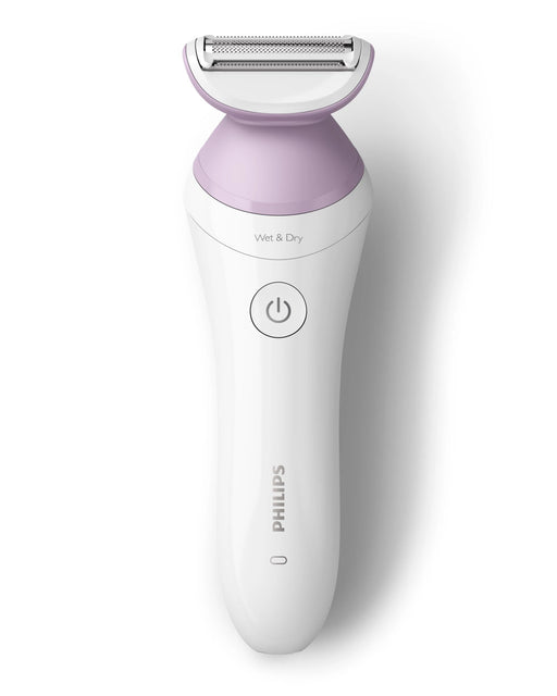 EAN 8710103998143 - Philips 6000 series BRL136/00 maquinilla de afeitar para mujer 1 cabezal(es) Recortadora Rosa, Blanco imagen 2