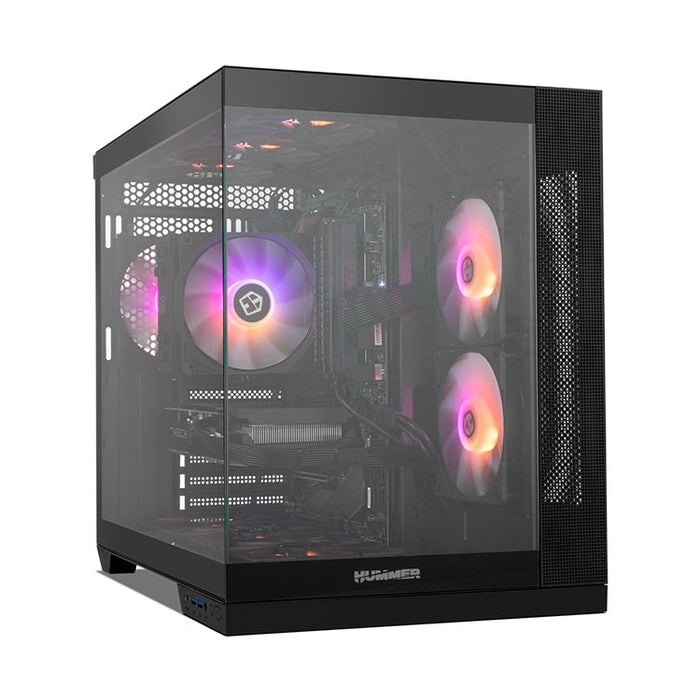 EAN 8436587974861 - NOX Hummer Astra Neo Black Midi Tower Negro imagen 2