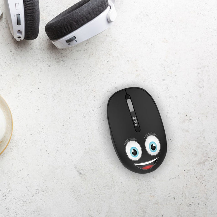 Inca Wrls Raton 1200dpi 3tamen 2.4ghzusb-A Weeny Emoji Sw