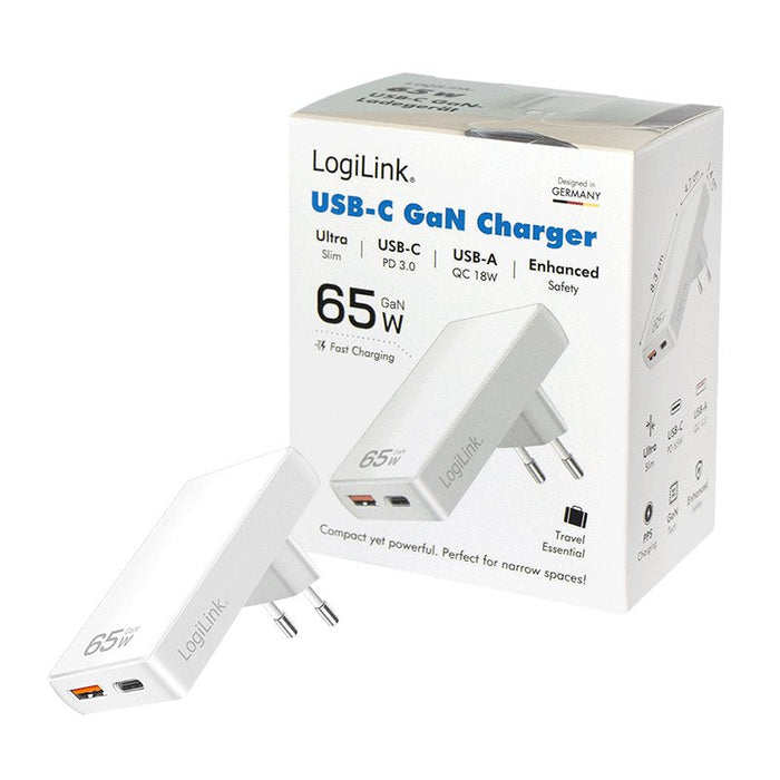 Logilink Pa0368 Cargador De Dispositivo Móvil Universal Blanco Corriente Alterna Carga Rápida Interior