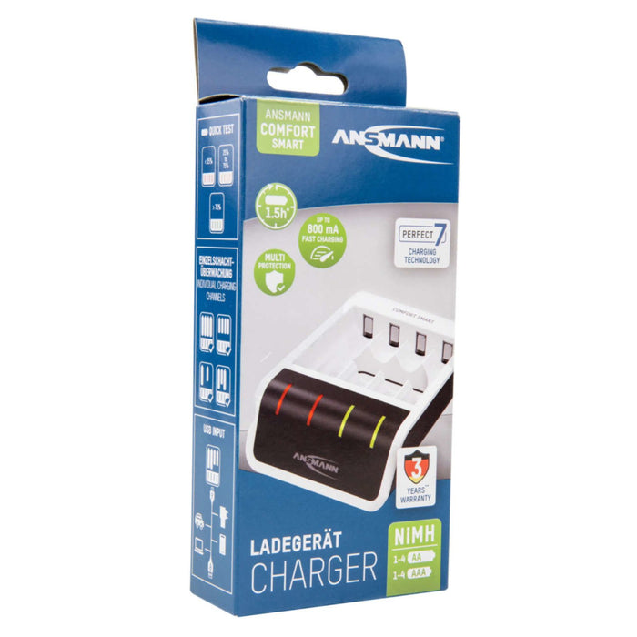 EAN 4013674161102 - Ansmann Comfort Smart cargador de batería Pilas de uso doméstico USB imagen 9