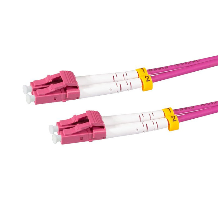 Logilink Steel Armored Fiber Patch Cord Om4, Duplex Lc Upc - Lc Upc, 1.0 M