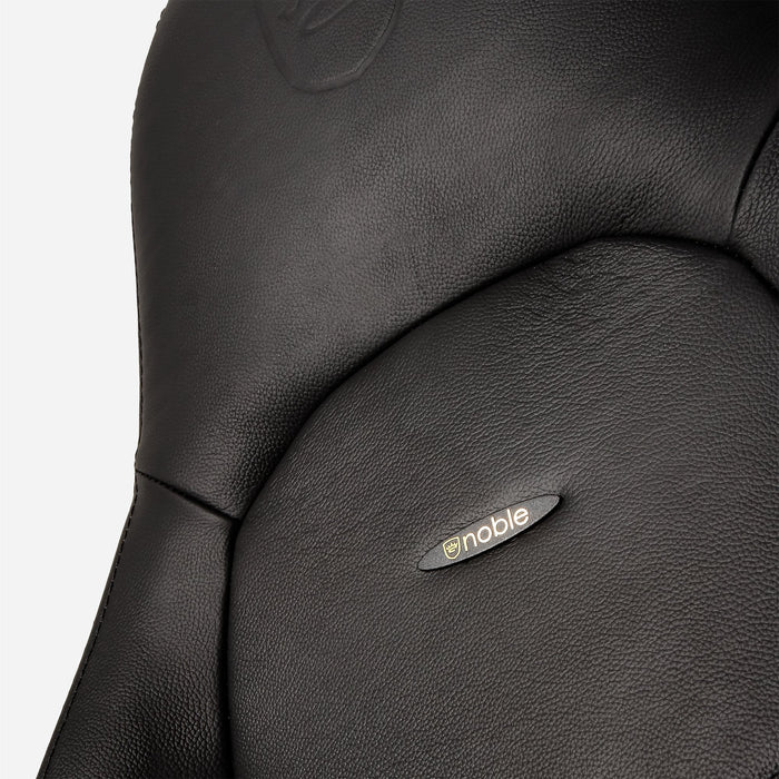 Noblechairs Icon Echtleder Gaming Silla - Negro Negro