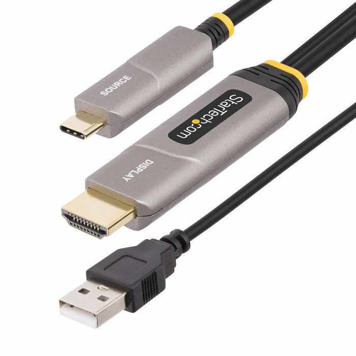 Startech.Com 15,2m Usb-C Auf Hdmi 2.0 Aktives Opticos Cable Aoc 4k 60hz Usb C Zu Hdmi Cable Cl3 Usb C 4k Hdmi Cable
