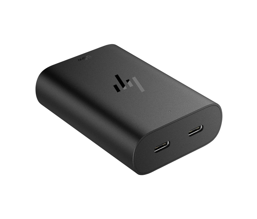 EAN 5715063731185 - HP 65W Gallium Nitride USB-C Laptop Charger adaptador e inversor de corriente Negro imagen 4