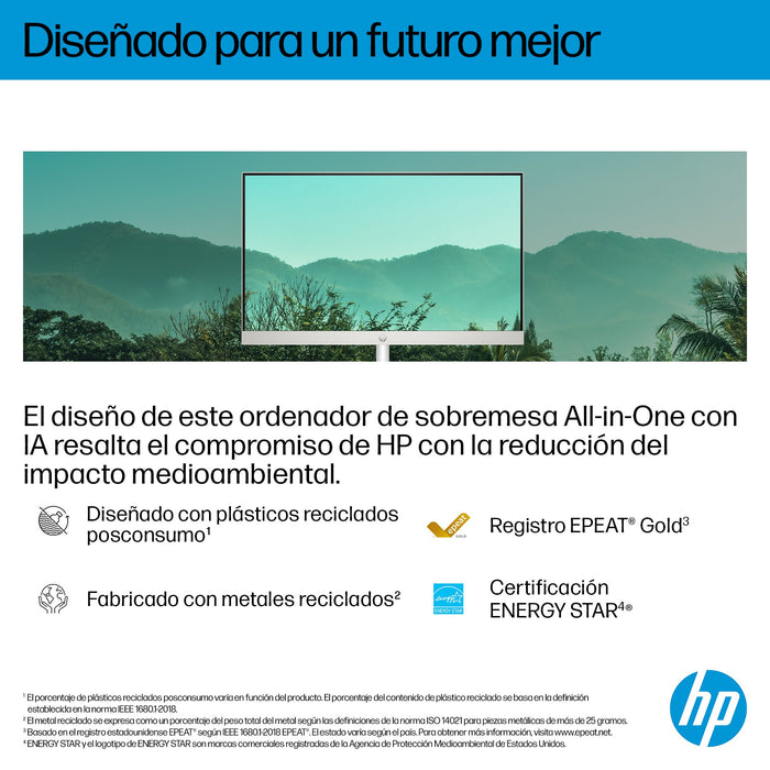 EAN 0199642227279 - HP AI 27-cr2015ns Intel Core Ultra 5 225U 68,6 cm (27") 1920 x 1080 Pixeles PC todo en uno 16 GB DDR5-SDR imagen 9