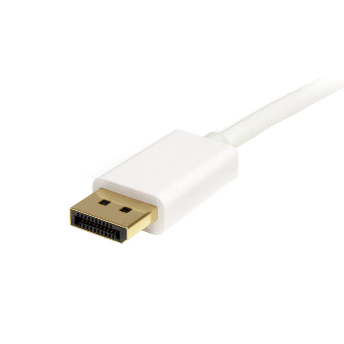 Startech.Com Cable Adaptador De 2m De Monitor Mini Displayport 1.2 Macho A Dp Macho 4k Con Soporte Hbr Blanco Cable Displayport Mini Displayport (M) A Displayport (M) 2 M Blanco Para P/N: Cdp2mdp Cdp2mdpec Cdp2mdpfc Cdpvdhdmdp2g Cdpvdhdmdp