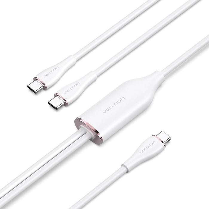 EAN 6922794774216 - Vention CTMPG cable USB USB 2.0 0,5 m USB C 2 x USB C 0,48 Gbit/s Blanco imagen 1