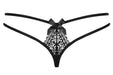 EAN 5901688206157 - Obsessive Intensa Tanga Negro, Translúcido imagen 2