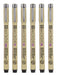 EAN 8710141049449 - Sakura Pigma Micron rotulador de punta fina Fino Negro 6 pieza(s) imagen 3