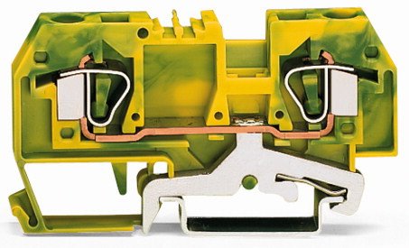 Wago 282-907 2-Leiter-Schutzleiterklemme,6 Mm