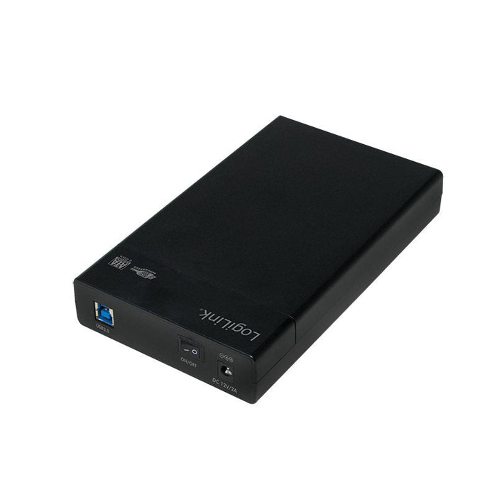 Logilink Caja Externa Hdd 3.5 Usb 3.0 Sata Sin Tornillos Negro Ua0276