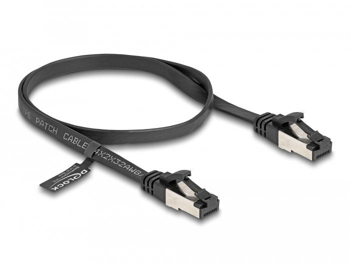 Delock Rj45 Flachband Cable De Red Macho A Macho Cat.8.1 Flexibel 0,5 M