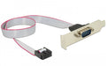 EAN 4043619896059 - DeLOCK 89605 cable de serie 0,25 m 9 pin serial RS-232 imagen 1