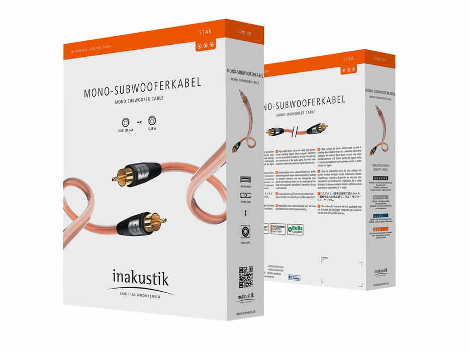 EAN 4001985511204 - Inakustik 00308251 cable de audio 5 m RCA Transparente imagen 2