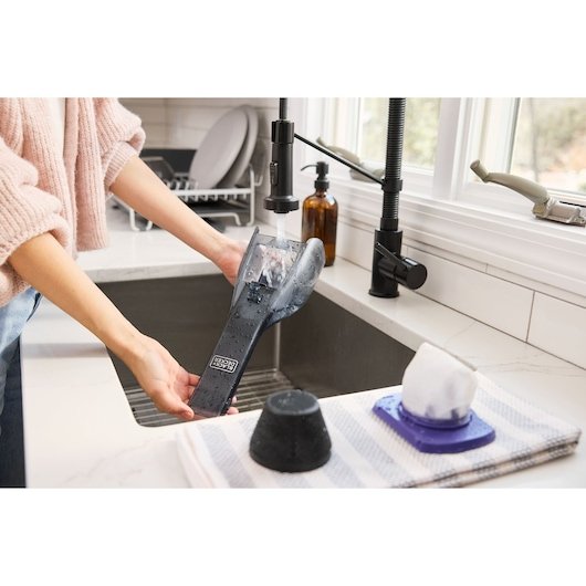 Aspiradora Black & Decker Dvd320bp De Mano Negro Sin Bolsa