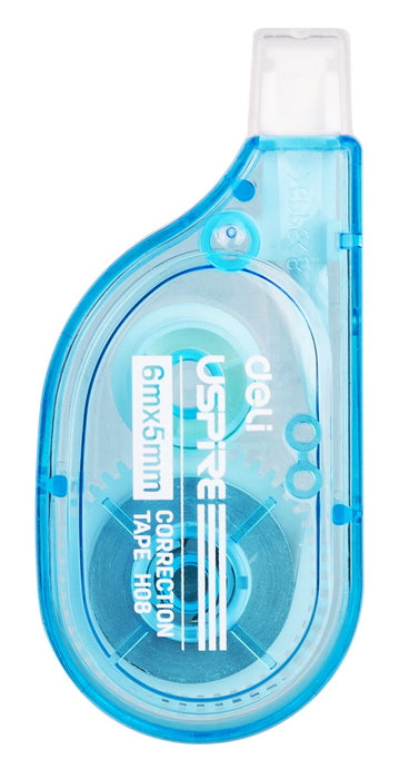 Deli Korrekturroller Uspire 5mm X 6m Azul