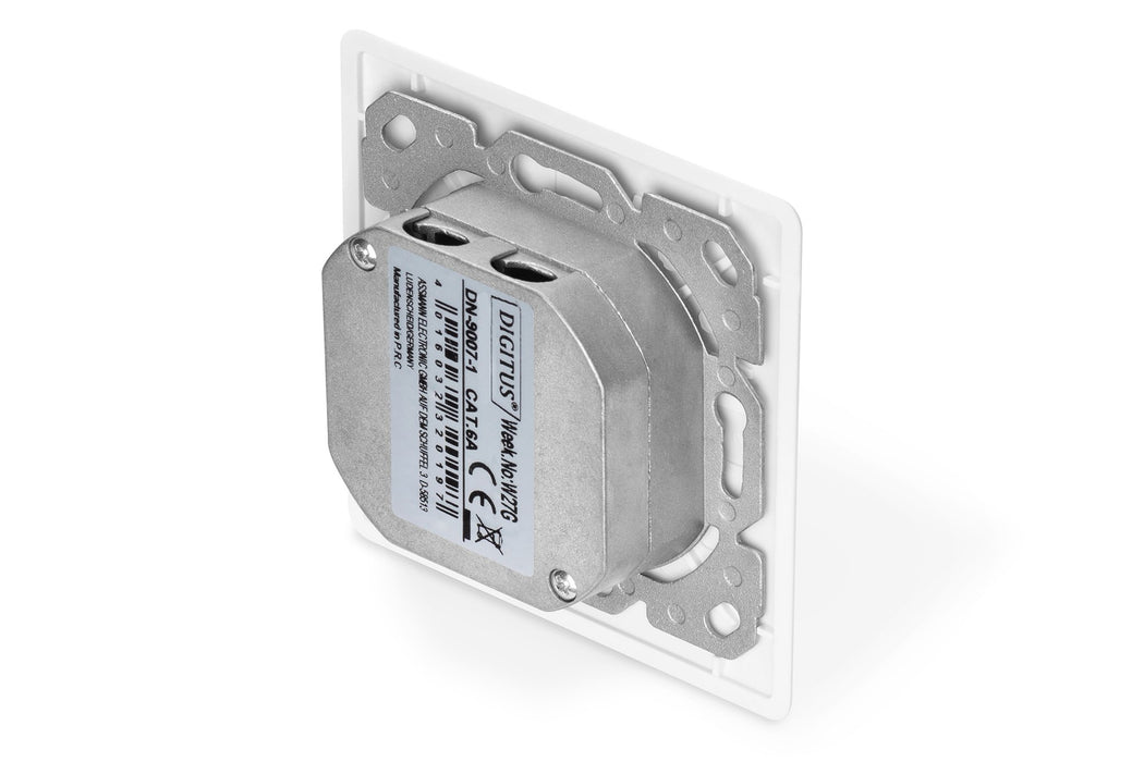 EAN 4016032320197 - Digitus DN-9007-1 toma de corriente 2 x RJ-45 Blanco imagen 8