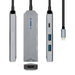EAN 8436574707588 - AISENS ASUC-4P002-GR base para portátil y replicador de puertos Alámbrico USB 3.2 Gen 1 (3.1 Gen 1) Type- imagen 1