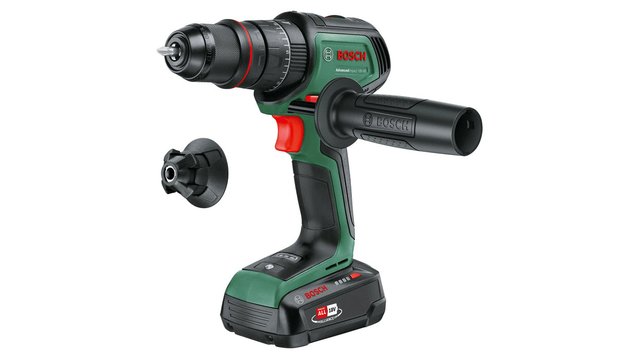 EAN 4053423239652 - Bosch AdvancedImpact 18V-80 QuickSnap 1950 RPM Sin llave 890 g Negro, Verde imagen 1