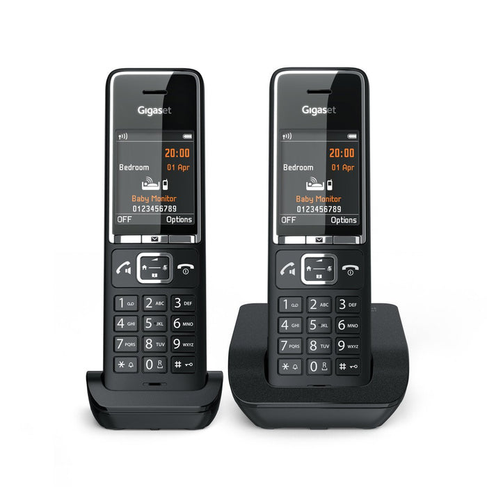 EAN 4250366866352 - Gigaset COMFORT 550 duo Teléfono analógico Identificador de llamadas Negro imagen 9