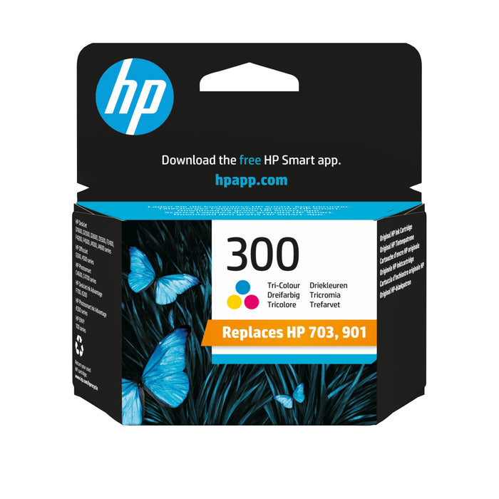 EAN 0884962780497 - HP 300 Tri-color Original Ink Cartridge cartucho de tinta 1 pieza(s) Rendimiento estándar Cian, Magenta,  imagen 1