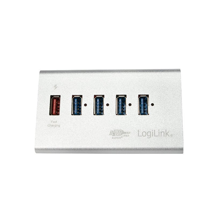 EAN 4052792033687 - LogiLink UA0227 hub de interfaz USB 3.2 Gen 1 (3.1 Gen 1) Micro-B 5000 Mbit/s Negro imagen 4