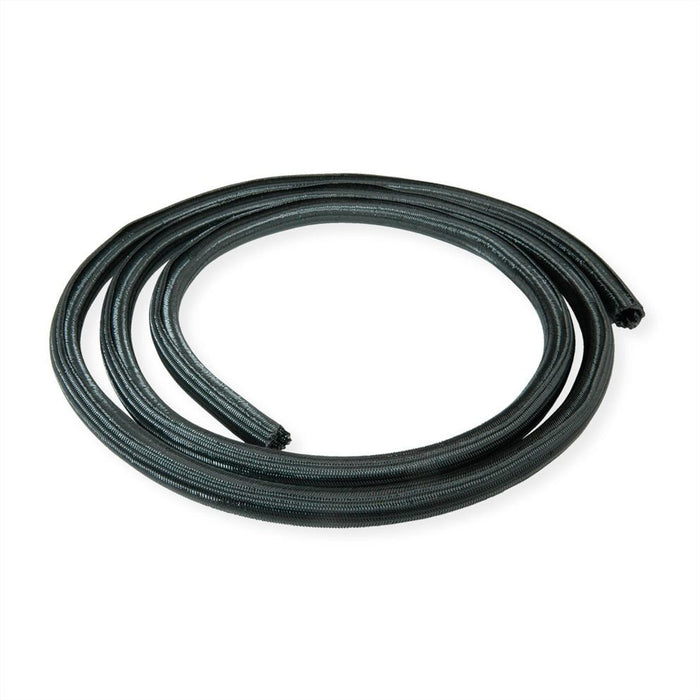Roline Pvc Gewebeschlauch Fr Cablebndelung, Selbst-Schliessend, Schwarz, 2,5 M