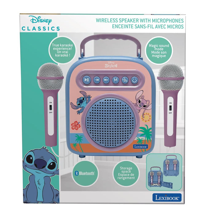 Altavoz Bluetooth + Microfono Stitch Disney