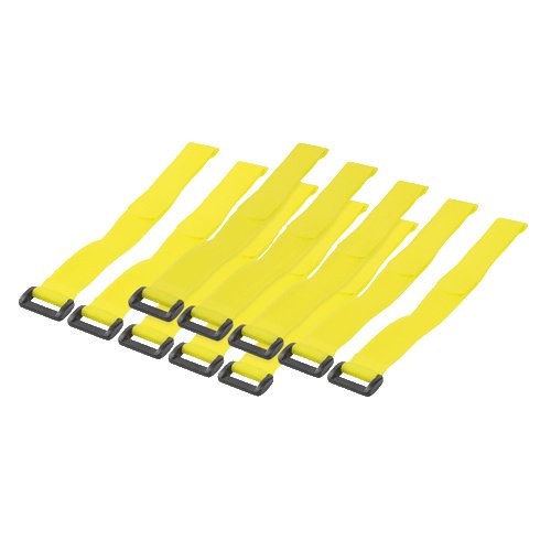 EAN 4052792000733 - LogiLink KAB0015 presilla Nylon Amarillo imagen 1