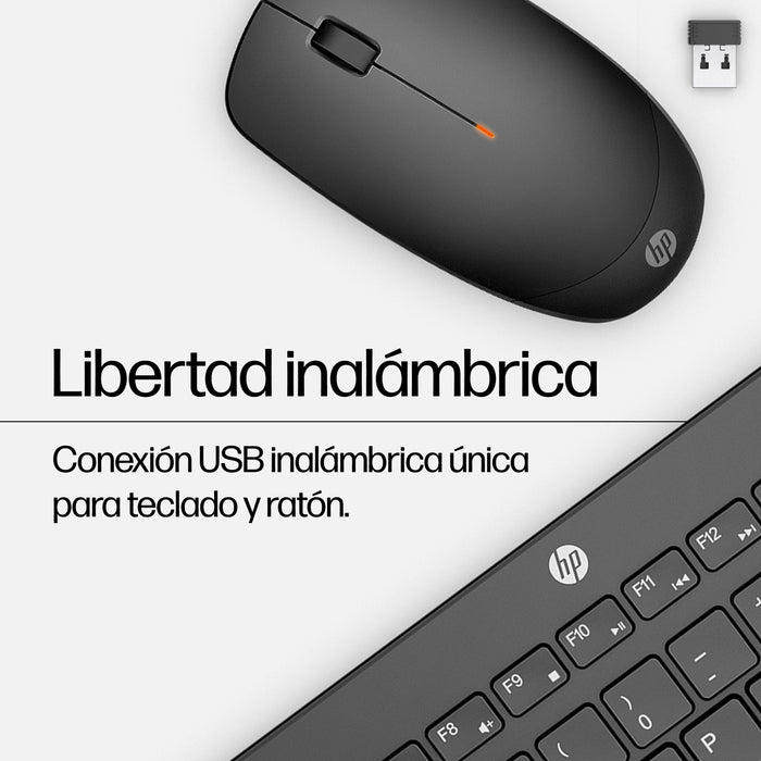 EAN 0195122117832 - HP 230 Wireless Mouse and Keyboard Combo teclado Ratón incluido Oficina RF inalámbrico Negro imagen 4