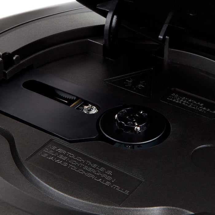 Radio Bluetooth Con Lector De Cd Mp3 Casetes Y Usb Aiwa Boombox Bbtu-550 Black Bt 5.0 6w Rms Fm