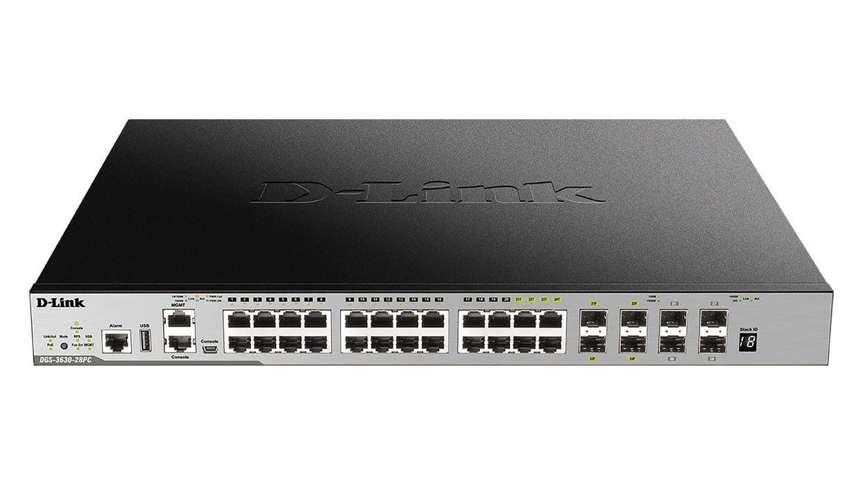 EAN 790069472299 - D-Link DGS-3630-28PC/SI/E switch Gestionado L3 Gigabit Ethernet (10/100/1000) Energía sobre Ethernet (PoE) imagen 3