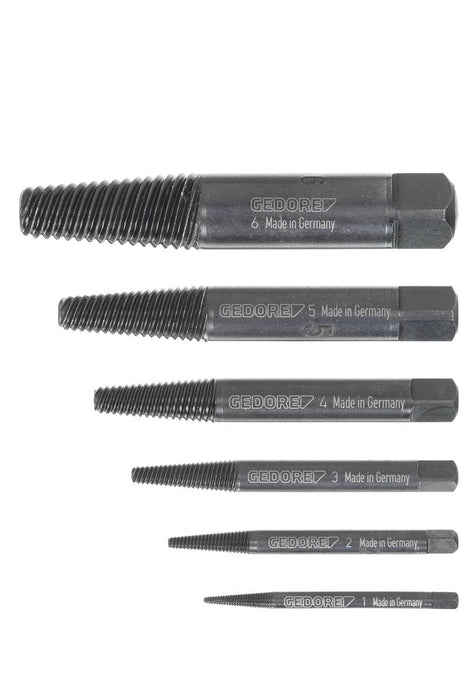 Gedore Juego De Extractores De Tornillos, 6 Piezas, M3 - M24 8551-66
