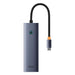 EAN 6932172630744 - Baseus ULTRAJOY 7 İN 1 MULTİFONKSİYONEL HUB ADAPTÖR-UZAY GRİ base para portátil y replicador de puertos A imagen 1