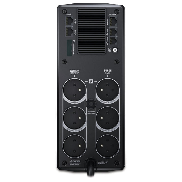 Apc Back-Ups Pro 1200 Ups Ca 230 V 720 Vatios 1200 Va Usb Conectores De Salida: 6 Bélgica Francia